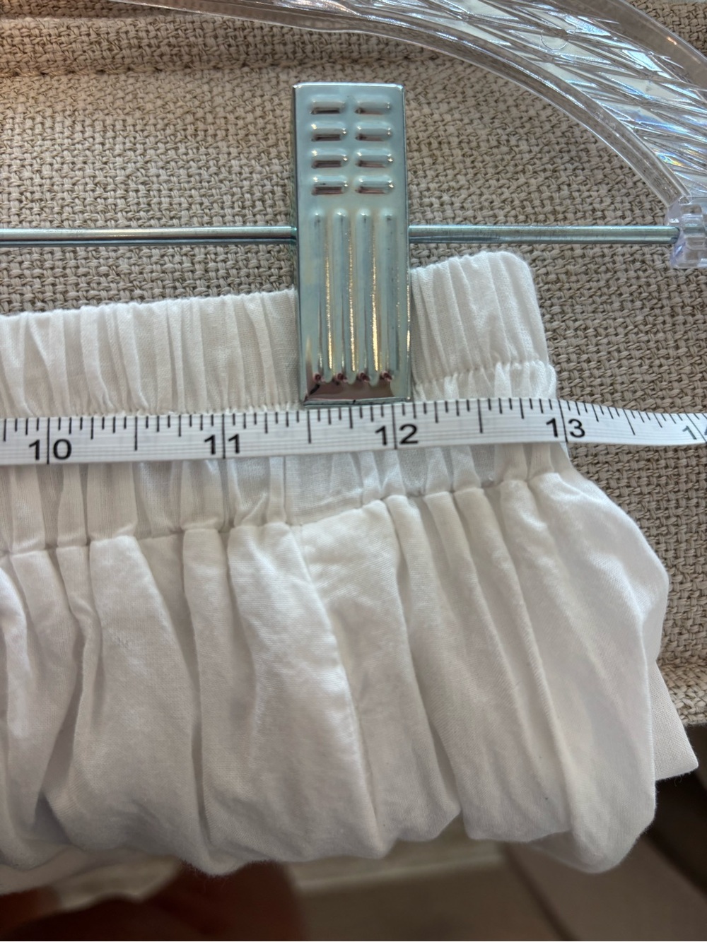 White Tiered Lace-Trim Skirt - Picture 5 of 6